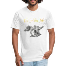 Load image into Gallery viewer, The Golden Life - Fitted Cotton/Poly T-Shirt by Next Level - white
