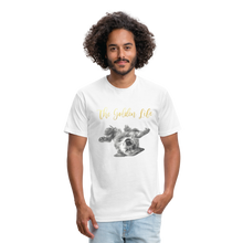 Load image into Gallery viewer, The Golden Life - Fitted Cotton/Poly T-Shirt by Next Level - white
