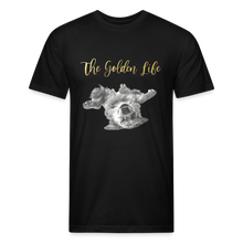 Load image into Gallery viewer, The Golden Life - Fitted Cotton/Poly T-Shirt by Next Level - black
