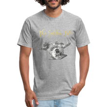 Load image into Gallery viewer, The Golden Life - Fitted Cotton/Poly T-Shirt by Next Level - heather gray
