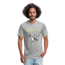 Load image into Gallery viewer, The Golden Life - Fitted Cotton/Poly T-Shirt by Next Level - heather gray
