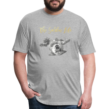 Load image into Gallery viewer, The Golden Life - Fitted Cotton/Poly T-Shirt by Next Level - heather gray
