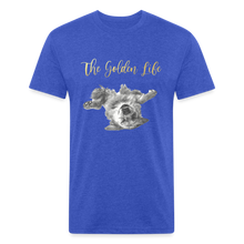 Load image into Gallery viewer, The Golden Life - Fitted Cotton/Poly T-Shirt by Next Level - heather royal
