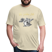 Load image into Gallery viewer, The Golden Life - Fitted Cotton/Poly T-Shirt by Next Level - heather cream
