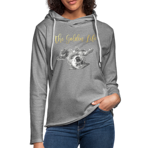 The Golden Life - Unisex Lightweight Terry Hoodie - heather gray