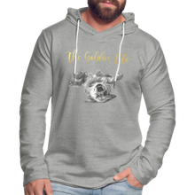 Load image into Gallery viewer, The Golden Life - Unisex Lightweight Terry Hoodie - heather gray
