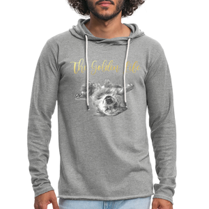 The Golden Life - Unisex Lightweight Terry Hoodie - heather gray