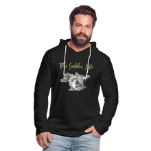Load image into Gallery viewer, The Golden Life - Unisex Lightweight Terry Hoodie - charcoal grey
