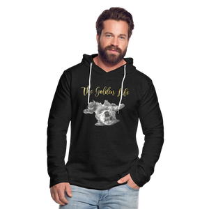The Golden Life - Unisex Lightweight Terry Hoodie - charcoal grey