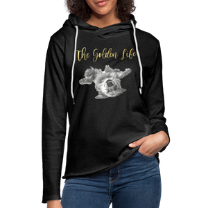 The Golden Life - Unisex Lightweight Terry Hoodie - charcoal grey