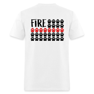 K9s Lead the Way - Fire - Unisex Classic T-Shirt - white