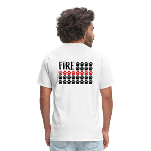 K9s Lead the Way - Fire - Unisex Classic T-Shirt - white