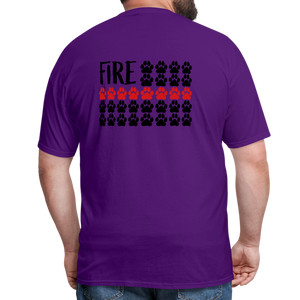 K9s Lead the Way - Fire - Unisex Classic T-Shirt - purple