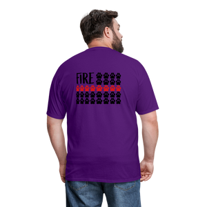 K9s Lead the Way - Fire - Unisex Classic T-Shirt - purple