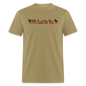 K9s Lead the Way - Fire - Unisex Classic T-Shirt - khaki