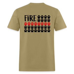 K9s Lead the Way - Fire - Unisex Classic T-Shirt - khaki