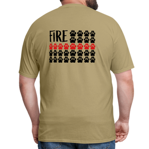 K9s Lead the Way - Fire - Unisex Classic T-Shirt - khaki