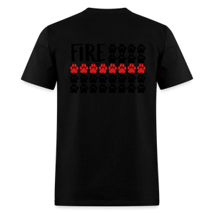 K9s Lead the Way - Fire - Unisex Classic T-Shirt - black