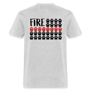 K9s Lead the Way - Fire - Unisex Classic T-Shirt - heather gray