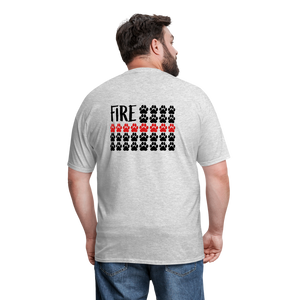 K9s Lead the Way - Fire - Unisex Classic T-Shirt - heather gray