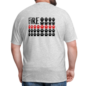 K9s Lead the Way - Fire - Unisex Classic T-Shirt - heather gray