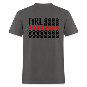 K9s Lead the Way - Fire - Unisex Classic T-Shirt - charcoal