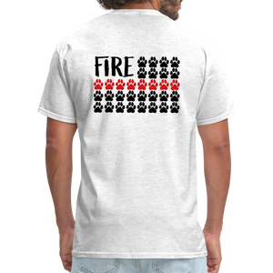 K9s Lead the Way - Fire - Unisex Classic T-Shirt - light heather gray