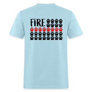 K9s Lead the Way - Fire - Unisex Classic T-Shirt - powder blue