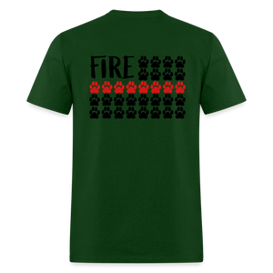 K9s Lead the Way - Fire - Unisex Classic T-Shirt - forest green