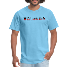 Load image into Gallery viewer, K9s Lead the Way - Fire - Unisex Classic T-Shirt - aquatic blue
