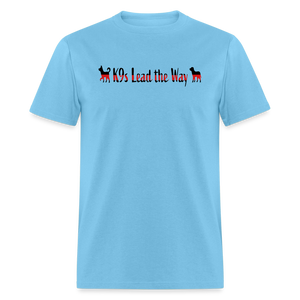 K9s Lead the Way - Fire - Unisex Classic T-Shirt - aquatic blue