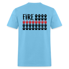 Load image into Gallery viewer, K9s Lead the Way - Fire - Unisex Classic T-Shirt - aquatic blue
