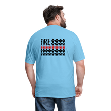 Load image into Gallery viewer, K9s Lead the Way - Fire - Unisex Classic T-Shirt - aquatic blue
