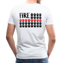 Load image into Gallery viewer, K9s Lead the Way - Fire - Men&#39;s Premium T-Shirt - white
