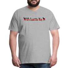 Load image into Gallery viewer, K9s Lead the Way - Fire - Men&#39;s Premium T-Shirt - heather gray
