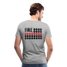 Load image into Gallery viewer, K9s Lead the Way - Fire - Men&#39;s Premium T-Shirt - heather gray
