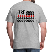 Load image into Gallery viewer, K9s Lead the Way - Fire - Men&#39;s Premium T-Shirt - heather gray
