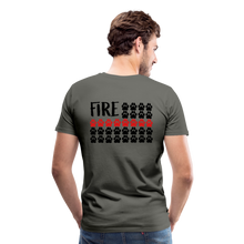 Load image into Gallery viewer, K9s Lead the Way - Fire - Men&#39;s Premium T-Shirt - asphalt gray
