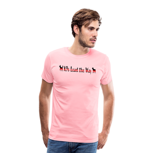 K9s Lead the Way - Fire - Men's Premium T-Shirt - pink