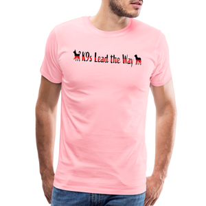 K9s Lead the Way - Fire - Men's Premium T-Shirt - pink