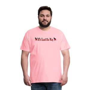 K9s Lead the Way - Fire - Men's Premium T-Shirt - pink