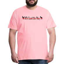 Load image into Gallery viewer, K9s Lead the Way - Fire - Men&#39;s Premium T-Shirt - pink
