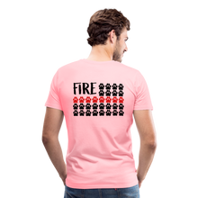 Load image into Gallery viewer, K9s Lead the Way - Fire - Men&#39;s Premium T-Shirt - pink
