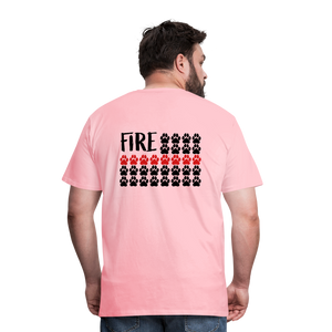 K9s Lead the Way - Fire - Men's Premium T-Shirt - pink