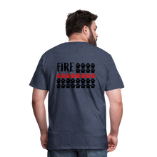 Load image into Gallery viewer, K9s Lead the Way - Fire - Men&#39;s Premium T-Shirt - heather blue
