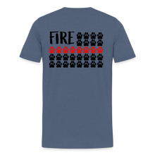 Load image into Gallery viewer, K9s Lead the Way - Fire - Men&#39;s Premium T-Shirt - heather blue
