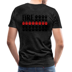 K9s Lead the Way - Fire - Men's Premium T-Shirt - charcoal grey