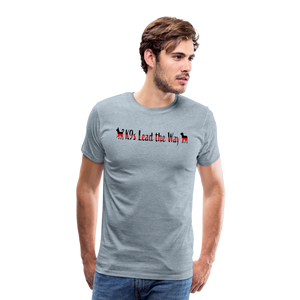 K9s Lead the Way - Fire - Men's Premium T-Shirt - heather ice blue