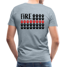 Load image into Gallery viewer, K9s Lead the Way - Fire - Men&#39;s Premium T-Shirt - heather ice blue
