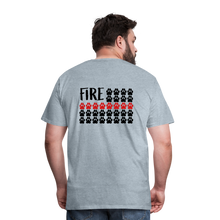 Load image into Gallery viewer, K9s Lead the Way - Fire - Men&#39;s Premium T-Shirt - heather ice blue
